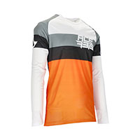 Maillot Acerbis Mx J-windy Three Vented Orange Blanc