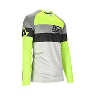 Maglia Acerbis Mx J-windy Three Vented Grigio Verde