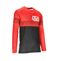 Maglia Acerbis Mx J-windy Three Vented Nero Rosso
