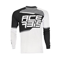Acerbis Mx J-windy Two Vented Jersey Black White