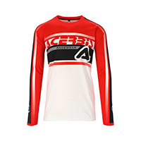 Maglia Acerbis Mx Linear Lugo Bianco Rosso