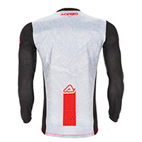 Camiseta Acerbis MX J-Track One blanco rojo - 3
