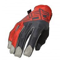 Guantes Acerbis MX XH rojo gris