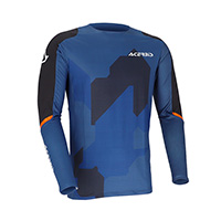 Maglia Acerbis X-duro Winter 3.0 Blu Arancio