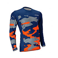 Acerbis X-duro Winter Jersey Blue Orange