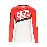 Camiseta Acerbis X-Flex Four blanco rojo