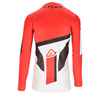 Maillot Acerbis X-Flex Four blanc rouge - 3