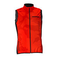 Chaleco Acerbis Softshell X-Wind rojo