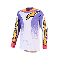 Maglia Alpinestars Fluid Drag lilac blu oro