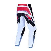 Pantalon Alpinestars Fluid Drag blanc rouge - img 2