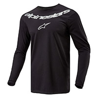 Maillot Alpinestars Fluid Graphite 2024 Noir