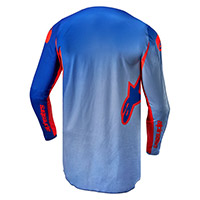Maglia Alpinestars Fluid Lucent 2024 Blu Arancio - img 2