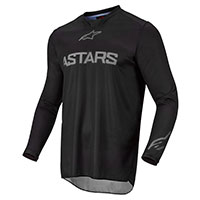 Maglia Alpinestars Fluid Graphite 2021 Nero Grigio