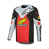 Maillot Alpinestars Honda Racer Veil gris rouge