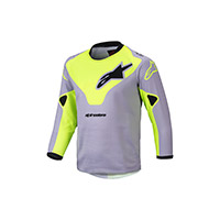 Maillot Alpinestars Kids Racer Gris Jaune