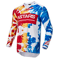 Camiseta Alpinestars Racer Squad 2022 blanco rojo