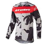 Maillot Alpinestars Racer Tactical 2023 camo rojo