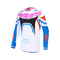 Maillot Alpinestars Supertech Dyna blanco violet