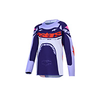 Maillot Alpinestars Youth Supertech Dyna violet