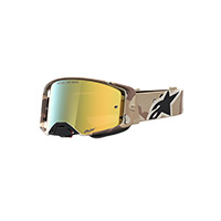 Maschera Alpinestars Supertech Lone Desert Oro