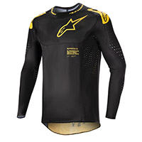 Camiseta Alpinestars Supertech Ward 2024 negro amarillo