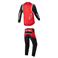 Alpinestars Youth Racer Acumen Combo Red Black Kinder