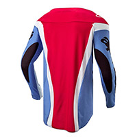 Maglia Alpinestars Techstar Ocuri 2024 Blu Rosso - img 2