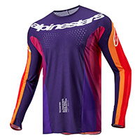 Maillot Alpinestars Techstar Pneuma 2024 Violet Orange