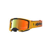 Alpinestars Vision 8 Amber Goggle fire red