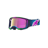 Maschera Alpinestars Vision 8 Maven blu viola