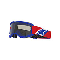 Maschera Alpinestars Vision Sand Blu Rosso Bianco