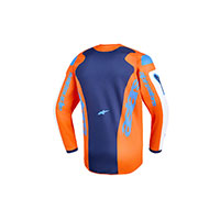 Alpinestars Youth Fluid Grid Jersey Orange Blue - 2