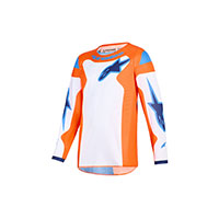 Maglia Alpinestars Youth Fluid Grid arancio blu