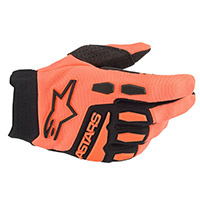 Alpinestars Youth Full Bore Gloves Orange Kid