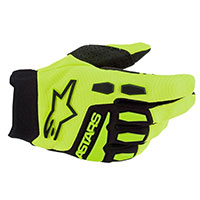 Alpinestars Youth Full Bore Gloves 2023 Yellow Kinder