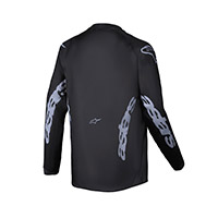 Maglia Alpinestars Youth Racer Graphite 2025 Nero - img 2