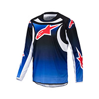 Maglia Alpinestars Youth Racer Wurx 2025 Blu