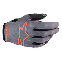 Guanti Bimbo Alpinestars Radar 2023 Neon Rosso Bimbo