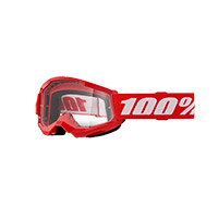 100% ストラータ 2 レッド ゴーグル