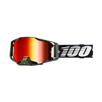 Maschera 100% Armega Soledad Specchiato Rosso