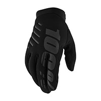 Gants 100% Brisker Noirs