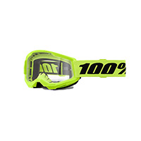 Masque 100% Strata 2 Youth Jaune Fluo