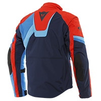 Blouson Dainese Ranch Tex Bleu Rouge