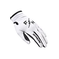 Guantes Fasthouse Carbon 24.1 Eternal blanco