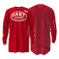 Maglia Fasthouse Grindhouse Air Cooled Ramble Rosso