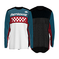 Camiseta Fasthouse Grindhouse Waypoint 24.1 marino