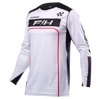 Maglia Fasthouse 26.2 Grindhouse Pro Apex Bianco