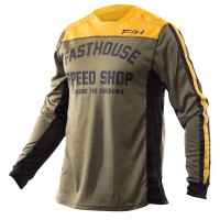 Maglia Fasthouse 26.2 Sanguaro Petrol Oliva Oro
