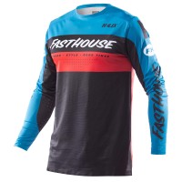 Maglia Fasthouse 26.2 Helix Daytona Blu Nero