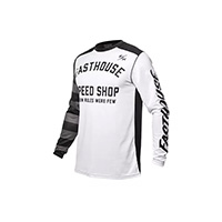 Maglia Fasthouse Carbon 24.1 Eternal Bianco